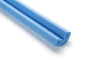 System Density 24kg Schaumprofil A: 50mm 2030mm/Stange standard blau 