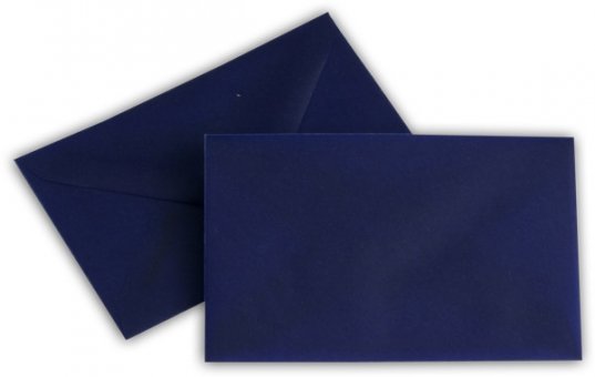 Transparent Briefhüllen SO 62/98 mm intensivblau 