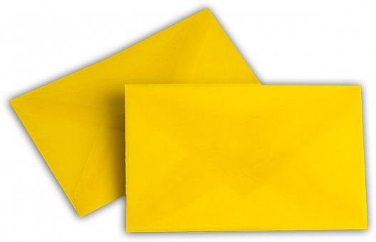Transparent Briefhüllen SO 62/98 mm intensivgelb 