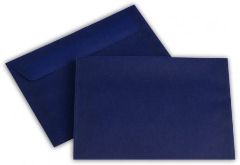 Transparent Briefhüllen C6 114/162 mm intensivblau 