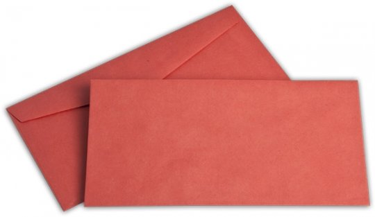 Briefhüllen DL 110/220 mm rot 