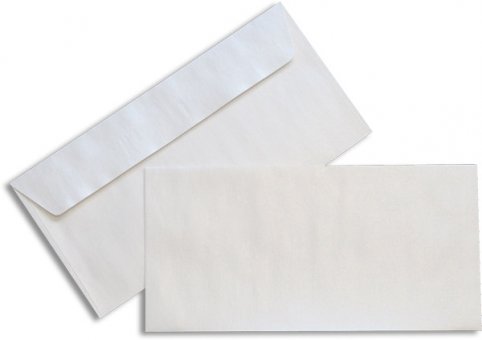 Briefhüllen DL 110/220 mm White Pearl 