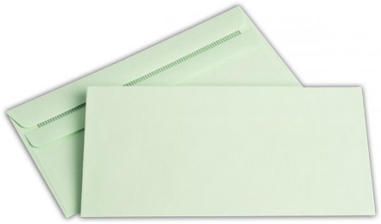 Briefhüllen DL 110/220 mm grün 