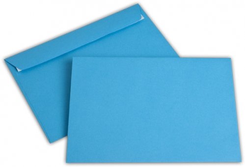 Briefhüllen C5 162/229 mm intensivblau 