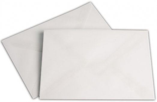 Transparent Briefhüllen C5 162/229 mm weiß 