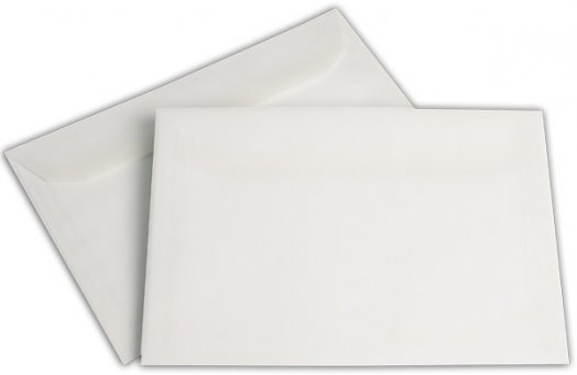 Transparent Kuvertierhüllen C5 162/229 mm weiß 