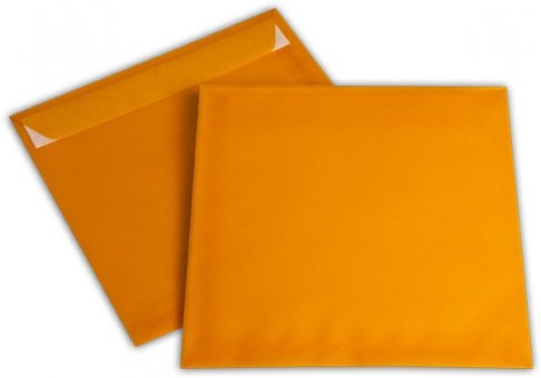 Transparent Briefhüllen SO 220/220 mm intensivorange 