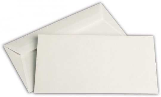Briefhüllen KO 125/235 mm cremeweiß 