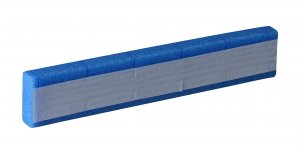 Pad Rectangular Schaumprofil A: 50mm 1150mm/Stange standard blau, HMP 