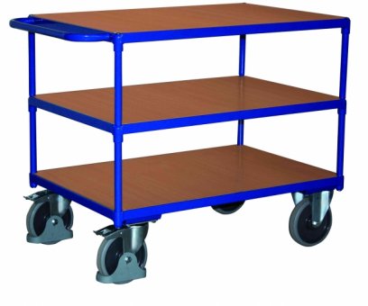 schwerer Tischwagen mit 3 Ladeflächen  1.190 x 600 x 915 mm 