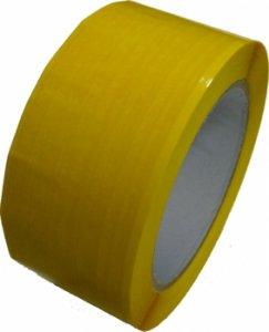 PVC Klebeband Packband gelb no noise leise, 50 mm x 66 lfm