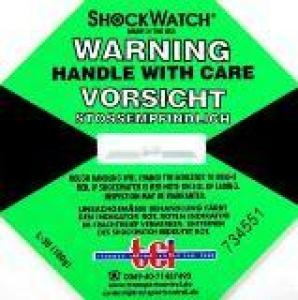 Shockwatch Label grün 100g / 50 ms