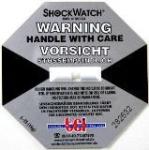 Shockwatch Label grau 15g / 50 ms