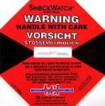 Shockwatch Label rot 50g / 50 ms