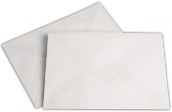 Transparent Briefhüllen C5 162/229 mm weiß