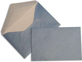 Briefhüllen B6 120/180 mm Blue Pearl
