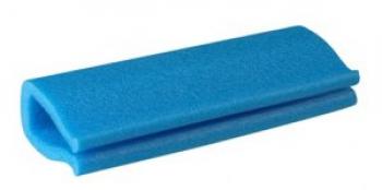 U Tulip lange Schenkel Schaumprofil A: 38mm 2000mm/Stange standard blau