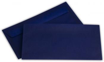 Transparent Briefhüllen DL 110/220 mm intensivblau