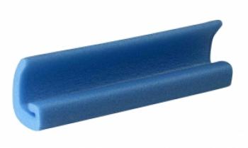 C 25x10-10 Schaumprofil A: 43mm 2000mm/Stange standard blau