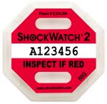 Shockwatch 2 Label Rot 50g / 50 ms