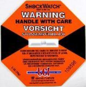Shockwatch Label orange 75g / 50 ms