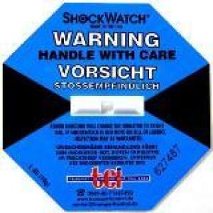 Shockwatch Label blau 10g / 50 ms