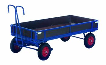 Handpritschenwagen mit Bordwand  1.960 x 960 mm, 1250kg